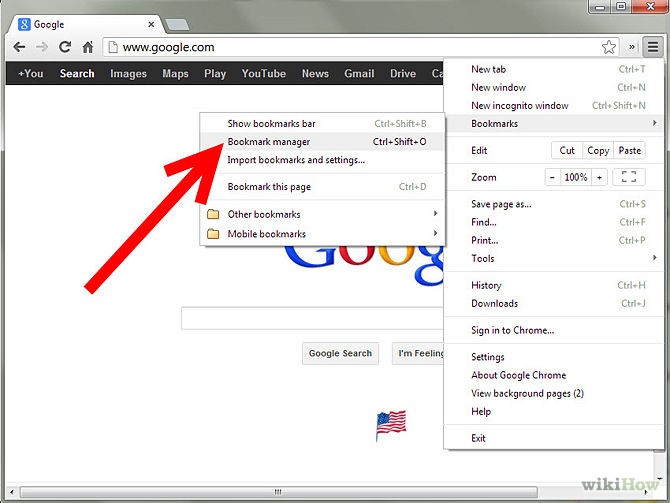 remove a bookmarks in chrome for mac